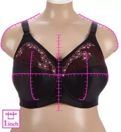 Swiss Embroidery Wireless Softcup Bra -Her Room US elila elil01 1801 ns7