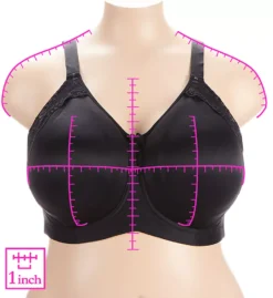 Microfiber & Lace Molded Softcup Wireless Bra -Her Room US elila elil01 1903 ns7