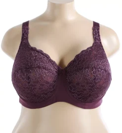 Full Coverage Stretch Lace Underwire Bra -Her Room US elila elil01 2311 fs