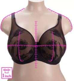 Tulip Embroidered Underwire Bra -Her Room US elila elil01 2801 ns7