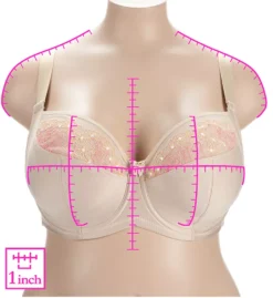 Swiss Embroidery Balcony Underwire Bra -Her Room US elila elil01 2918 ns7