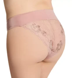 Microfiber & Lace Tanga Panty -Her Room US elila elil01 3903 bs