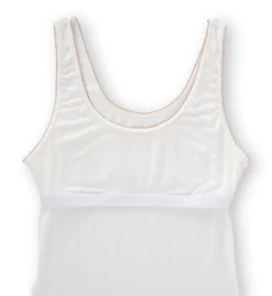 Elita The Naturals Shelf Bra Camisole – Contrast Trim Wide Strap Scoop Neck Tank -Her Room US elita eli001 3653 cs2