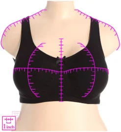 Plus Size Cotton Cami Bra -Her Room US elita eli001 6459 ns7