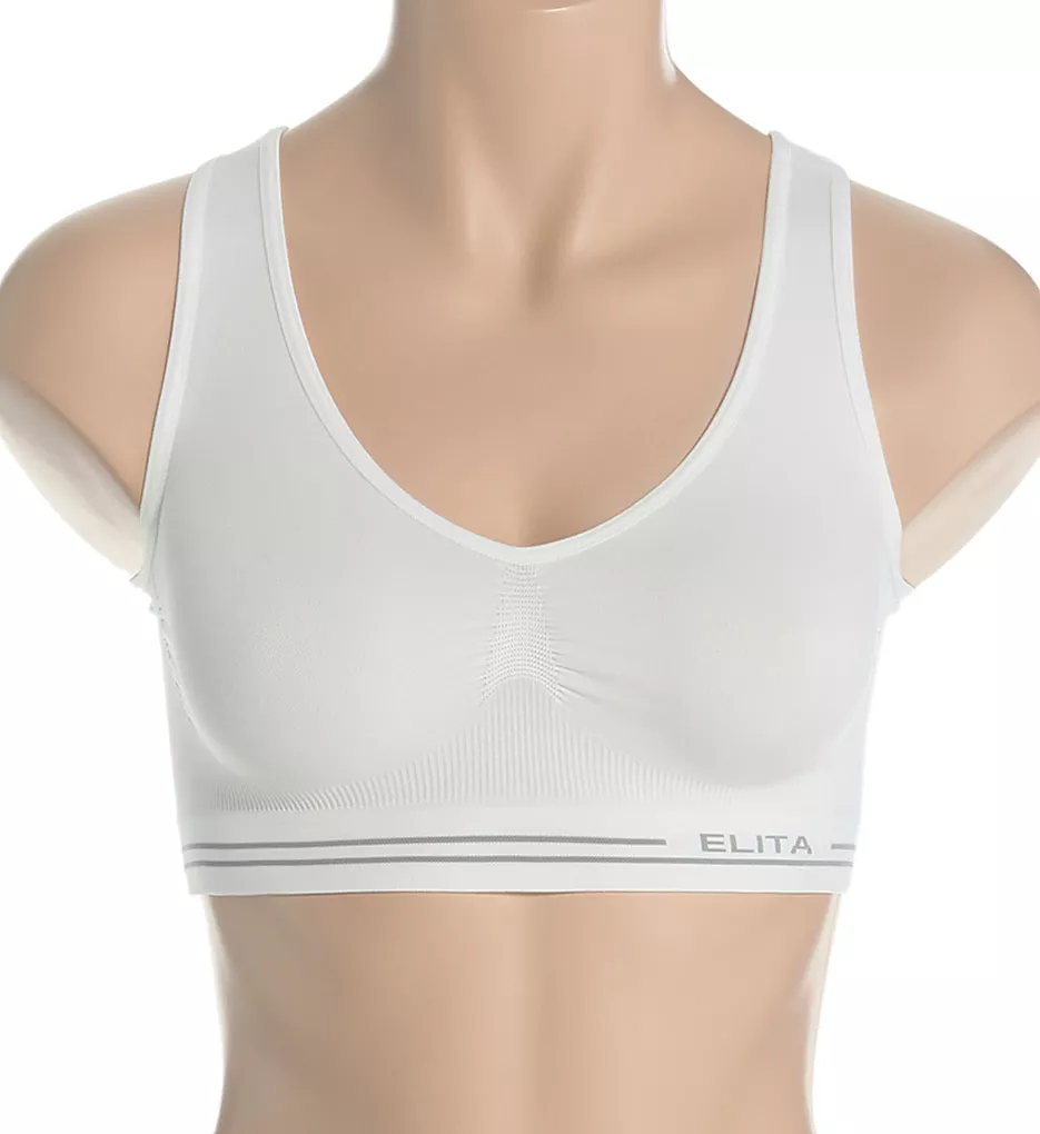 Signature Seamless Molded Crop Top Bra 4 Signature Seamless Molded Crop Top Bra - Image 2