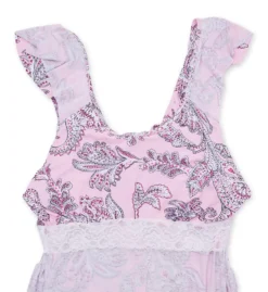 Paisley Sleeveless Midi Gown With Soft Bra -Her Room US ellen tracy elen01 8225617 cs6