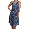 Ellen Tracy Navy Floral Sleeveless Midi Gown – Soft Shelf Bra Knit Nightgown -Her Room US ellen tracy elen01 8225624 gs