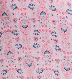 Ellen Tracy Damask Print Short Sleeveless Chemise – Floral Knit Sleepwear with Bow Detail -Her Room US ellen tracy elen01 8325640 cs2