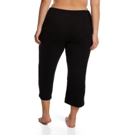 Ellen Tracy Plus Yours To Love Cropped Sleep Pant – Lightweight Knit Pajama Bottoms with Pockets -Her Room US ellen tracy elen01 8715x bs