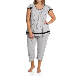 Ellen Tracy Plus Yours To Love Cropped Sleep Pant – Lightweight Knit Pajama Bottoms with Pockets -Her Room US ellen tracy elen01 8715x cs4
