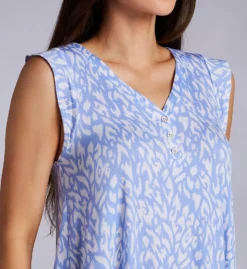 Animal Peri Print S/S W/ Cropped Pant -Her Room US ellen tracy elen01 8725626 cs1