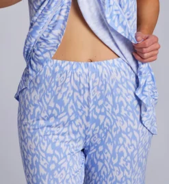 Animal Peri Print S/S W/ Cropped Pant -Her Room US ellen tracy elen01 8725626 cs2