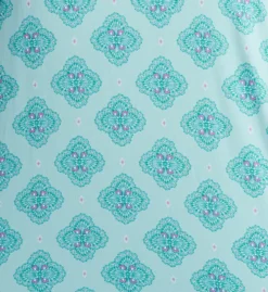 Ellen Tracy Medallion Print Sleeveless V-Neck & Cropped Capri Pajama Set -Her Room US ellen tracy elen01 8725635 cs3