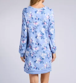 Brushed Sweater Long Sleeve Sleep Shirt -Her Room US ellen tracy elen01 n30032 bs