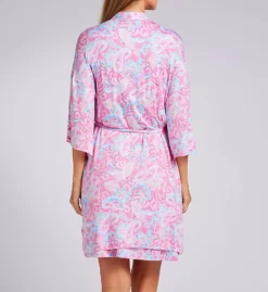 2 Piece Robe Set With Sleeveless Chemise -Her Room US ellen tracy elen01 n80016 bs