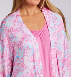 2 Piece Robe Set With Sleeveless Chemise -Her Room US ellen tracy elen01 n80016 cs3