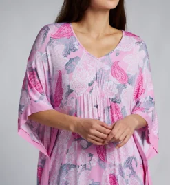Pink Paisley Jersey Caftan -Her Room US ellen tracy elen01 n892566 cs1
