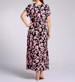 Above Elbow Sleeve Long Tunic -Her Room US ellen tracy elen01 n90027 bs