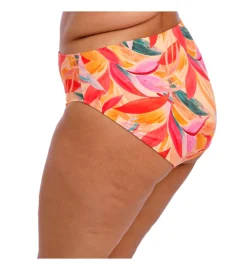 Elomi Sancho Beach Tropical Floral Print – Mid Rise Bikini Brief Swim Bottom -Her Room US elomi elom01 802572 bs