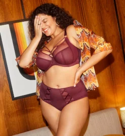 ELOMI Sachi Caged Plunge Underwire Bra -Her Room US elomi elom01 el4350 cs2