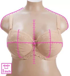 ELOMI Meredith Underwire Banded Stretch Cup Bra -Her Room US elomi elom01 el4440 ns7