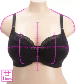 ELOMI Brianna Underwire Padded Half Cup Bra -Her Room US elomi elom01 el8081 ns7