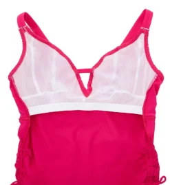 ELOMI Bazaruto Black Crochet Wireless One Piece Swimsuit - Plunge Neck with Side Ties -Her Room US elomi elom01 es0643 cs6