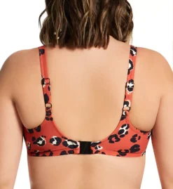 Elomi Kotiya Leopard Print Underwire Bikini Top – Adjustable Tie-Front Bra-Sized Swimwear -Her Room US elomi elom01 es0906 bs