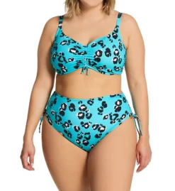 Elomi Kotiya Leopard Print Underwire Bikini Top – Adjustable Tie-Front Bra-Sized Swimwear -Her Room US elomi elom01 es0906 cs1
