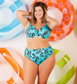 ELOMI Kotiya Leopard Print Mid-Rise Bikini Brief – Fierce Animal Pattern Swim Bottom -Her Room US elomi elom01 es0972 cs6