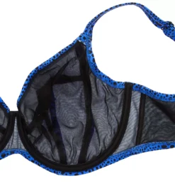 ELOMI Pebble Cove Black & White Bubble Print – Underwire Plunge Bikini Swim Top -Her Room US elomi elom01 es1102 cs6