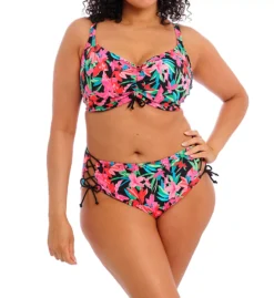 Elomi Savaneta Underwire Bikini Top – Tropical Floral Print Sweetheart Neckline -Her Room US elomi elom01 es1306 cs2