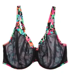 Elomi Savaneta Underwire Bikini Top – Tropical Floral Print Sweetheart Neckline -Her Room US elomi elom01 es1306 cs6