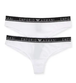 Emporio Armani Iconic Logoband Brazilian Panty - 2 Pack -Her Room US emporio armani arm01 163337 cs1