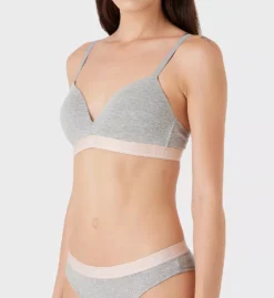 Emporio Armani Iconic Logoband Padded Triangle Bra