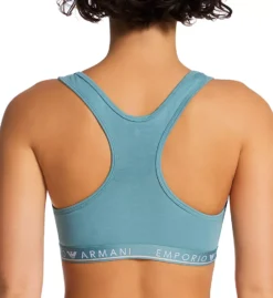 Emporio Armani Iconic Logoband Bralette Bra -Her Room US emporio armani arm01 164723 bs