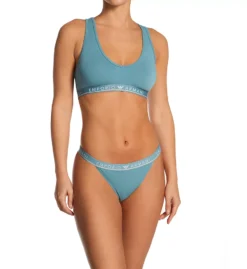 Emporio Armani Iconic Logoband Bralette Bra -Her Room US emporio armani arm01 164723 cs2