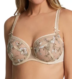 Empreinte Lauren Embroidered Low Neck Underwire Bra