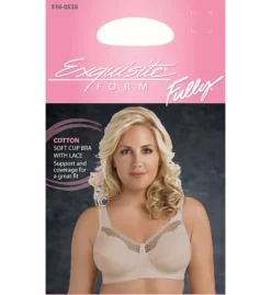 Cotton Wireless Bra -Her Room US exquisite form exqf01 5100535 cs2