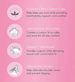 Cotton Wireless Bra -Her Room US exquisite form exqf01 5100535 cs4