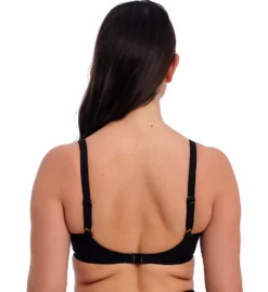 Fantasie Beach Waves White Textured Stripe Underwire Gathered Full Cup Bikini Top -Her Room US fantasie fan001 fs2201 bs