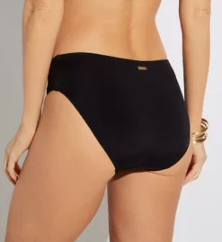 Fantasie East Hampton Black Mid Rise Bikini Brief – Ladder Trim Swim Bottom -Her Room US fantasie fan001 fs2872 bs