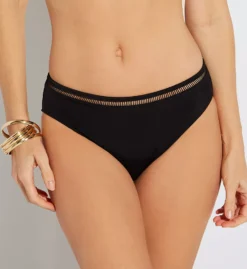 Fantasie East Hampton Black Mid Rise Bikini Brief – Ladder Trim Swim Bottom -Her Room US fantasie fan001 fs2872 fs