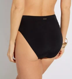 FANTASIE East Hampton Black Ladder Trim – High Waist Mesh Lined Bikini Brief -Her Room US fantasie fan001 fs2878 bs
