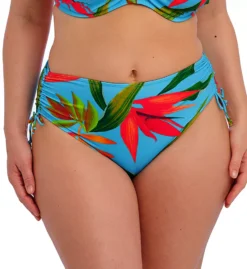 Fantasie Pichola Floral High Waist Bikini Brief - Adjustable Drawstring Sides Swim Bottom -Her Room US fantasie fan001 fs3978 fs