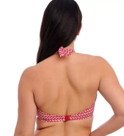 Fantasie Koh Lipe Multi Geometric Pattern – Underwire Halter Plunge Swim Top -Her Room US fantasie fan001 fs4604 bs