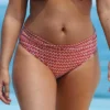 Fantasie Koh Lipe Geometric Print Mid-Rise Bikini Brief – FS4670 Twist Front Swim Bottom -Her Room US fantasie fan001 fs4670 gs