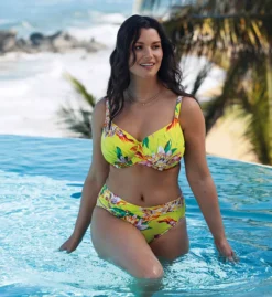 Fantasie Cala Macarella Tropical Multi-Color Underwire Gathered Bikini Top -Her Room US fantasie fan001 fs5201 cs1