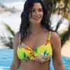 Fantasie Cala Macarella Tropical Multi-Color Underwire Gathered Bikini Top -Her Room US fantasie fan001 fs5201 gs