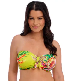 FANTASIE Cala Macarella Multi-Color Passion Flower Underwire Bandeau Bikini Swim Top